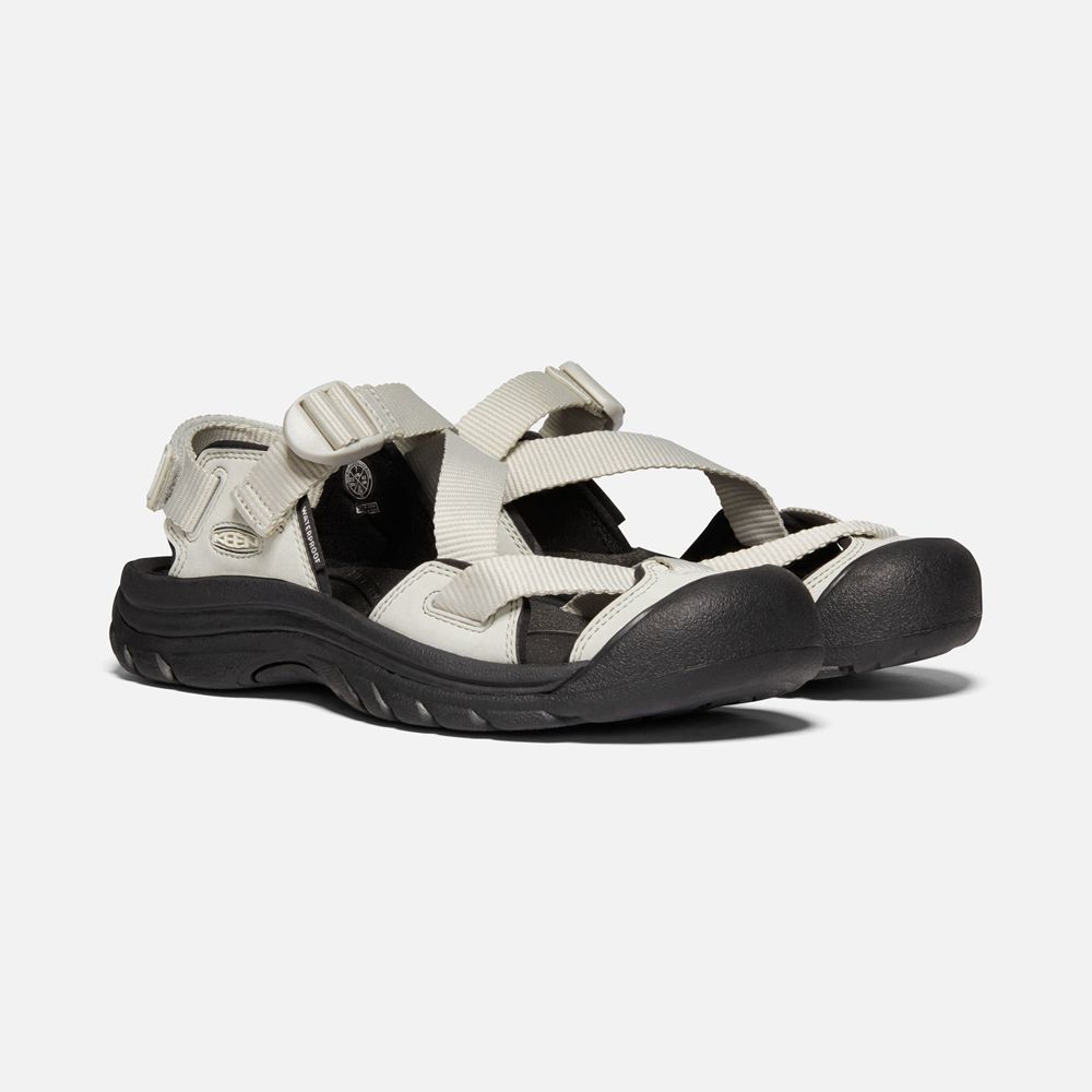 Sandalias Keen Mexico Plateados/Negros - Mujer Zerraport Ii - IF0873926